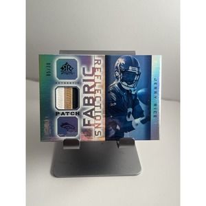 2005 Upper Deck Reflections #FRP-JR Jerry Rice Denver Broncos Fabrics Patches